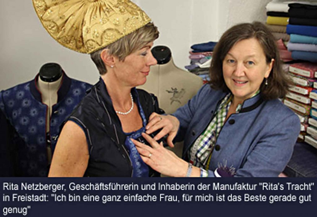 Rita Netzberger, Geschäftsführerin und Inhaberin von Rita's Tracht in Freistadt