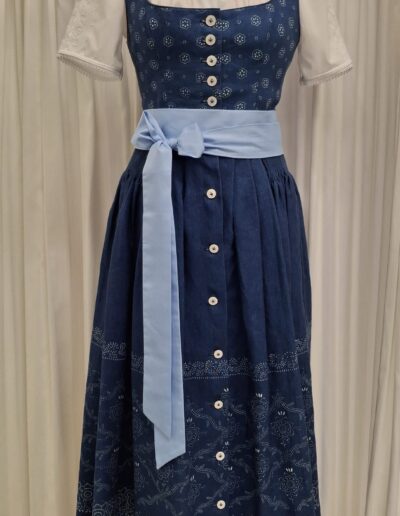 Blaudruck Bordürenkleid Nr.2
